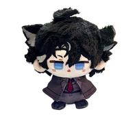 TOPLITHE Genshin Peluche, 12CM Anime Peluche Jouet Mignon Doux en Peluche Impact Poupée Porte-clés Carcoon Figure for Les Fans Cadeau(Wriothesley)