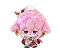 TOPLITHE Genshin Peluche, 12CM Anime Peluche Jouet Mignon Doux en Peluche Impact Poupée Porte-clés Carcoon Figure for Les Fans Cadeau(Yae Miko)