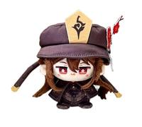 TOPLITHE Genshin Peluche, 12CM Anime Peluche Jouet Mignon Doux en Peluche Impact Poupée Porte-clés Carcoon Figure for Les Fans Cadeau(Hutao)
