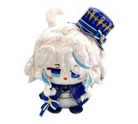 TOPLITHE Genshin Peluche, 12CM Anime Peluche Jouet Mignon Doux en Peluche Impact Poupée Porte-clés Carcoon Figure for Les Fans Cadeau(Furina)