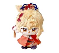 TOPLITHE Genshin Peluche Porte-clés, 12CM Anime Peluche Jouet Mignon Doux en Peluche Impact Poupée Carcoon Figure for Les Fans Cadeau(Yoimiya)