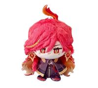 TOPLITHE Genshin Porte-clés en peluche animé, 12 cm, mignonne poupée en tissu doux, figurine de carcoon d'impact, idéale comme cadeau pour les fans (Mavuika)