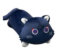 TOPLITHE Genshin Scaramouche Chat Oreiller Peluche, Wanderer Animaux Peluche Doux Mignon Impact Personnage Oreiller Jouet for Les Fans Joueurs Cadeau(Color:Color a,Size:110CM/43IN)