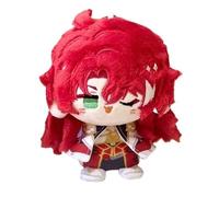 TOPLITHE Honkai Star Rail Peluche, 12CM Kawaii Anime Peluche Porte-clés Doux Adorable Coton Peluche Poupée for Les Fans HSR Cadeaux(Size:Argenti)