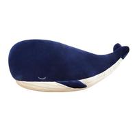 TOPLITHE Peluche Baleine Bleue, Créatures Marines Mignonnes Animal en Peluche Oreiller À Câliner Décor De Chambre Kawaii for Enfants Garçons Filles(65CM/25.5IN)
