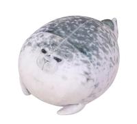 TOPLITHE Peluche De Phoque, Jouet en Peluche Doux Phoque Potelé Oreiller en Peluche Cadeaux for Garçons Et Filles Anniversaire Noël(30CM/11.8IN)