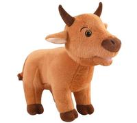 TOPLITHE Peluche de Taureau Mignon, Vache en Peluche Douce Design Très Vivant Compagnon Câlin Cadeau for Les Enfants et Les Amoureux des Animaux(60CM/23IN)
