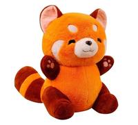 TOPLITHE Peluche Panda Roux Mignon, Jouet en Peluche Animal Doux, Oreiller Poupée Câline et Moelleuse for Enfants, Cadeaux(23CM/9IN)