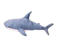 TOPLITHE Peluche Requin Géante, Peluche d'animal en Peluche Requin Grand Jouet d'oreiller Requin Doux for Enfants Cadeaux Garçons Et Filles(140CM/55IN)