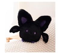 TOPLITHE Petite Chauve-Souris en Peluche, Kawaii, Noir et Blanc, Animaux en Peluche, Ange Diable, Jouet for Filles et garçons, Anniversaire, Halloween (Size : Black)