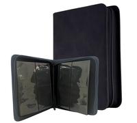 TopLoader Classeur pour cartes à collectionner avec fenêtre pour 160 cartes Toploader, 4 compartiments Top loader 7,8 x 10,16 cm, pour cartes à collectionner, cartes Pokémon, cartes de baseball