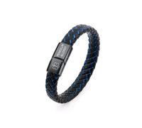 Toplstud Bracelet en cuir pour homme et femme, bracelet d'alerte médicale pour homme et femme, allergie à la pénicilline de type 1 diabète bracelets d'identification médicale pour papa, mari, 21cm