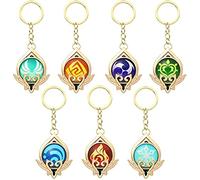 TopLucky Porte-clés lumineux Genshin - Jouet Impact Sumeru Dendro - Porte-clés doré - Figurine de jeu - Pendentif porte-clés - Personnage Genshin - Cosplay