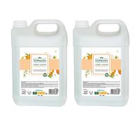 Topmain Lot De 2 Bidons De 5 Litres De Savon Crème Lavante Liquide Parfum Floral