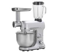 Topmatic PKM-1800.1BG Argenté Mixeur multifonction 1800W Hachoir à pâte