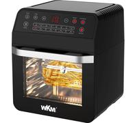 Topmatic XXL Friteuse à air chaud 12L noir DAF-1601.12LB 1600W Panneau de commande digital tactile 60M. Minuteur