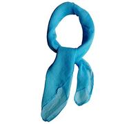 Topmode Foulard carré 70cm couleur unie Femmes/Enfants (Bleu)