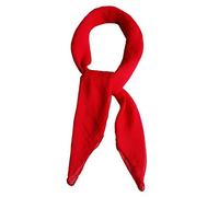 Topmode Foulard carré 70cm couleur unie Femmes/Enfants (Rouge)