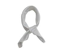 Topmode Foulard carré couleur unie 57 * 57cm (Blanc)