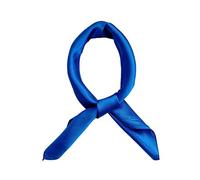 Topmode Foulard carré couleur unie 57 * 57cm (Bleu royal)