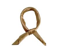 Topmode Foulard carré couleur unie 57 * 57cm (Champagne)