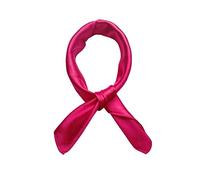 Topmode Foulard carré couleur unie 57 * 57cm (Fuchsia)
