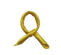 Topmode Foulard carré couleur unie 57 * 57cm (Jaune)