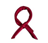 Topmode Foulard carré couleur unie 57 * 57cm (Rouge foncé)