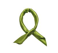 Topmode Foulard carré couleur unie 57 * 57cm (Vert)