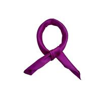 Topmode Foulard carré couleur unie 57 * 57cm (Violet)