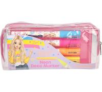 Topmodel 3555 Lot De 4 Stylos Decomarker Fluo Couleurs : Rose, Orange, Bleu Clair Et Jaune, Multicolore