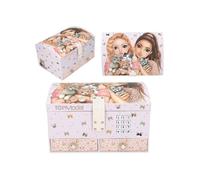 Depesche Boîte à bijoux TOPModel Cat Love 13578 Lilas, motif chat, code, son, miroir