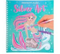 TOPModel livre de coloriage Silver Art girls papier 22 cm G
