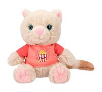 Depesche Peluche 12358 TOPModel Cutie Star - Chat Ginger 18 cm, fourrure douce, yeux bouton foncé