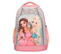 Depesche Sac à dos TopModel Juicy 413331 à roulettes rose et vert motif floral Enfants