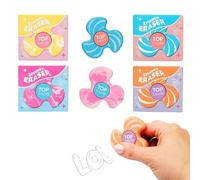 TOPModel Spinner Lot de gommes rotatives 4 couleurs