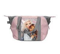 Depesche Sac de sport TOPModel My BFF – Rose et gris, paillettes, forme ajustable