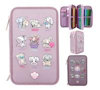 Topmodel Triple Pencil Case Led Dog Mood Barometer ( 0412843 )