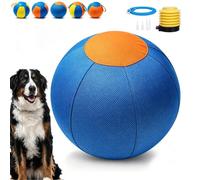 TOPMOKRY Balle De Berger pour Chiens De Grande Taille 25/45/55 Cm, avec Poignée De Transport Et Pompe, Tissu Oxford Résistant Aux Morsures. Idéale pour Grands Chiens, Apaisante Est Parfaite
