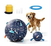 TOPMOKRY Balle Géante De Berger pour Chiens, Balle Gonflable Apaisante Et Résistante Aux Déchirures, Idéale L'entraînement Et l'exercice, Jouet pour Chiens De Petite, Moyenne Et Grande Taille