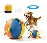 TOPMOKRY Balle Géante De Berger pour Chiens, Balle Gonflable Apaisante Et Résistante Aux Déchirures, Idéale L'entraînement Et l'exercice, Jouet pour Chiens De Petite, Moyenne Et Grande Taille