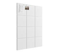 Topnaca Panneau Affichage Auto-Adhésif Feutre Mural Blanc Photo | Panneaux feutre auto-adhésifs sans perçage pour bureau, télétravail, chambre et studio, notes, photos et déco