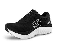 Topo Athletic Chaussures de course sur route Atmos légères et confortables pour femmes avec drop de 5 mm, chaussures de sport pour course sur route, noir/blanc, 38 EU