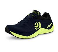 TOPO ATHLETIC Ultrafly 5 Chaussure De Running Avec Stabilisateurs Hommes - Bleu Foncé , Jaune Lemon, Pointure 44.5