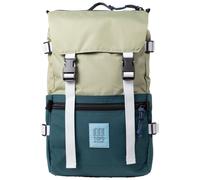 Topo Design - Sac à dos 20L - Rover Pack Classic Oil Green/Dark Pine en Nylon - Beige Beige