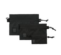 Topo Designs - Accessory Bag Bundle - Pochette voyage Black / Black / Black - Micro / Small / Medium
