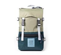 Topo Designs Rover Pack Mini Sac à dos pour EDC, excursions, randonnées, design emblématique de Denver, commerce équitable + Bluesign, Vert huile/pin foncé, One Size, Rover Pack Mini