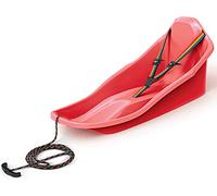 Topo Luge avec ceinture de sécurité pour enfants jusqu'à 3 ans avec corde Rouge