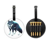 Topo Map Wolf Pack Sac de rangement pour tee de golf Noir - Facile à transporter et plus efficace pour jouer au golf