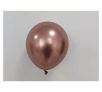 TOPOB Épais 2,8 grammes de filet de ballon en métal de 30,5 cm Chrome rouge - Ballon en latex rond coloré Ballon ballon de festival festif (taille : 2,2 grammes d'or rose 50)